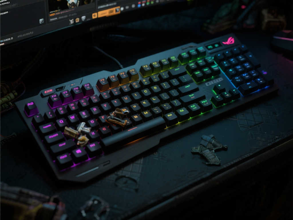 ROG游戏键盘，极致顺滑手感，助力《暗区突围：无限》畅玩无阻